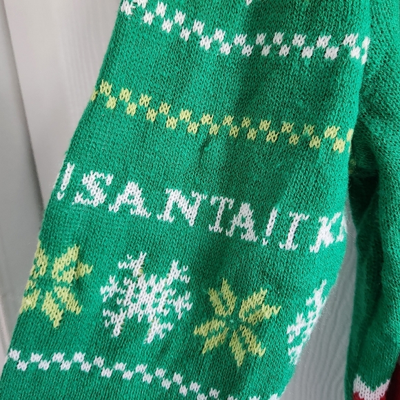 ELF "Santa! I Know Him!" Sweater - NEW Christmas ugly Sweater funny santa - Picture 14 of 16